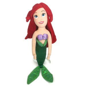 Disney Store The Little Mermaid Princess Ariel Plush 20" Stuffed Doll Toy